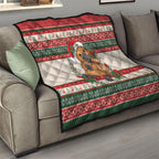 Aussie Platypus Christmas Quilt Festive Knitted Pattern Inspired