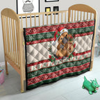 Aussie Platypus Christmas Quilt Festive Knitted Pattern Inspired