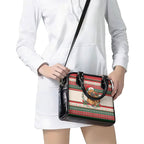 Aussie Platypus Christmas Shoulder Handbag Festive Knitted Pattern Inspired