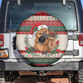 Aussie Platypus Christmas Spare Tire Cover Festive Knitted Pattern Inspired