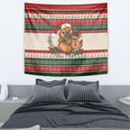 Aussie Platypus Christmas Tapestry Festive Knitted Pattern Inspired