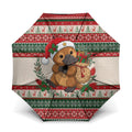Aussie Platypus Christmas Umbrella Festive Knitted Pattern Inspired
