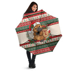 Aussie Platypus Christmas Umbrella Festive Knitted Pattern Inspired