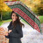 Aussie Platypus Christmas Umbrella Festive Knitted Pattern Inspired