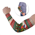 Aussie Rainbow Lorikeets Christmas Arm Sleeves Festive Knitted Pattern Inspired