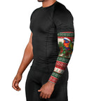 Aussie Rainbow Lorikeets Christmas Arm Sleeves Festive Knitted Pattern Inspired