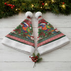 Aussie Rainbow Lorikeets Christmas Santa Hat Festive Knitted Pattern Inspired