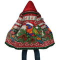 Aussie Rainbow Lorikeets Christmas Cloak Festive Knitted Pattern Inspired