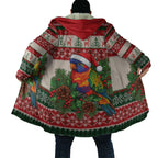Aussie Rainbow Lorikeets Christmas Cloak Festive Knitted Pattern Inspired