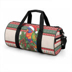 Aussie Rainbow Lorikeets Christmas Duffle Bag Festive Knitted Pattern Inspired