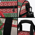 Aussie Rainbow Lorikeets Christmas Duffle Bag Festive Knitted Pattern Inspired