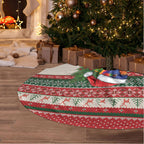 Aussie Rainbow Lorikeets Christmas Tree Skirt Festive Knitted Pattern Inspired