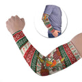 Aussie Sun Parakeet Christmas Arm Sleeves Festive Knitted Pattern Inspired