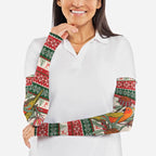 Aussie Sun Parakeet Christmas Arm Sleeves Festive Knitted Pattern Inspired
