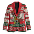 Aussie Sun Parakeet Christmas Blazer Festive Knitted Pattern Inspired