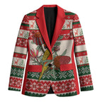 Aussie Sun Parakeet Christmas Blazer Festive Knitted Pattern Inspired