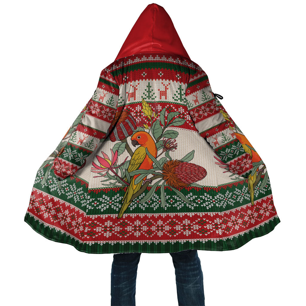Aussie Sun Parakeet Christmas Cloak Festive Knitted Pattern Inspired