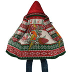 Aussie Sun Parakeet Christmas Cloak Festive Knitted Pattern Inspired