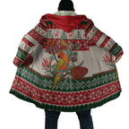 Aussie Sun Parakeet Christmas Cloak Festive Knitted Pattern Inspired
