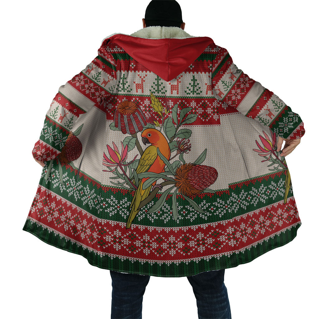 Aussie Sun Parakeet Christmas Cloak Festive Knitted Pattern Inspired