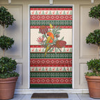 Aussie Sun Parakeet Christmas Door Cover Festive Knitted Pattern Inspired