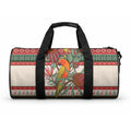 Aussie Sun Parakeet Christmas Duffle Bag Festive Knitted Pattern Inspired