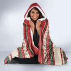 Aussie Sun Parakeet Christmas Hooded Blanket Festive Knitted Pattern Inspired