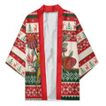 Aussie Sun Parakeet Christmas Kimono Festive Knitted Pattern Inspired