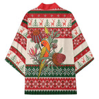 Aussie Sun Parakeet Christmas Kimono Festive Knitted Pattern Inspired