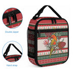 Aussie Sun Parakeet Christmas Lunch Bag Festive Knitted Pattern Inspired
