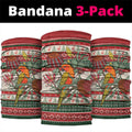 Aussie Sun Parakeet Christmas Neck Gaiter Festive Knitted Pattern Inspired