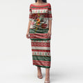 Aussie Sun Parakeet Christmas Puletasi Festive Knitted Pattern Inspired