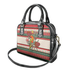 Aussie Sun Parakeet Christmas Shoulder Handbag Festive Knitted Pattern Inspired