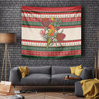 Aussie Sun Parakeet Christmas Tapestry Festive Knitted Pattern Inspired