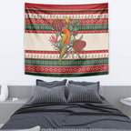 Aussie Sun Parakeet Christmas Tapestry Festive Knitted Pattern Inspired