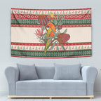 Aussie Sun Parakeet Christmas Tapestry Festive Knitted Pattern Inspired
