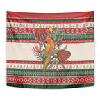 Aussie Sun Parakeet Christmas Tapestry Festive Knitted Pattern Inspired