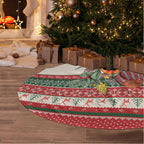 Aussie Sun Parakeet Christmas Tree Skirt Festive Knitted Pattern Inspired