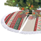 Aussie Sun Parakeet Christmas Tree Skirt Festive Knitted Pattern Inspired