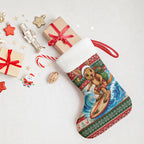 Aussie Wallaby Santa Surf Christmas Stocking Festive Knitted Pattern Inspired