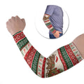 Aussie Wombat Christmas Arm Sleeves Festive Knitted Pattern Inspired