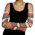 Aussie Wombat Christmas Arm Sleeves Festive Knitted Pattern Inspired