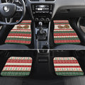 Aussie Wombat Christmas Car Mats Festive Knitted Pattern Inspired