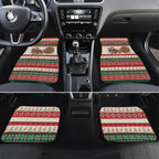 Aussie Wombat Christmas Car Mats Festive Knitted Pattern Inspired