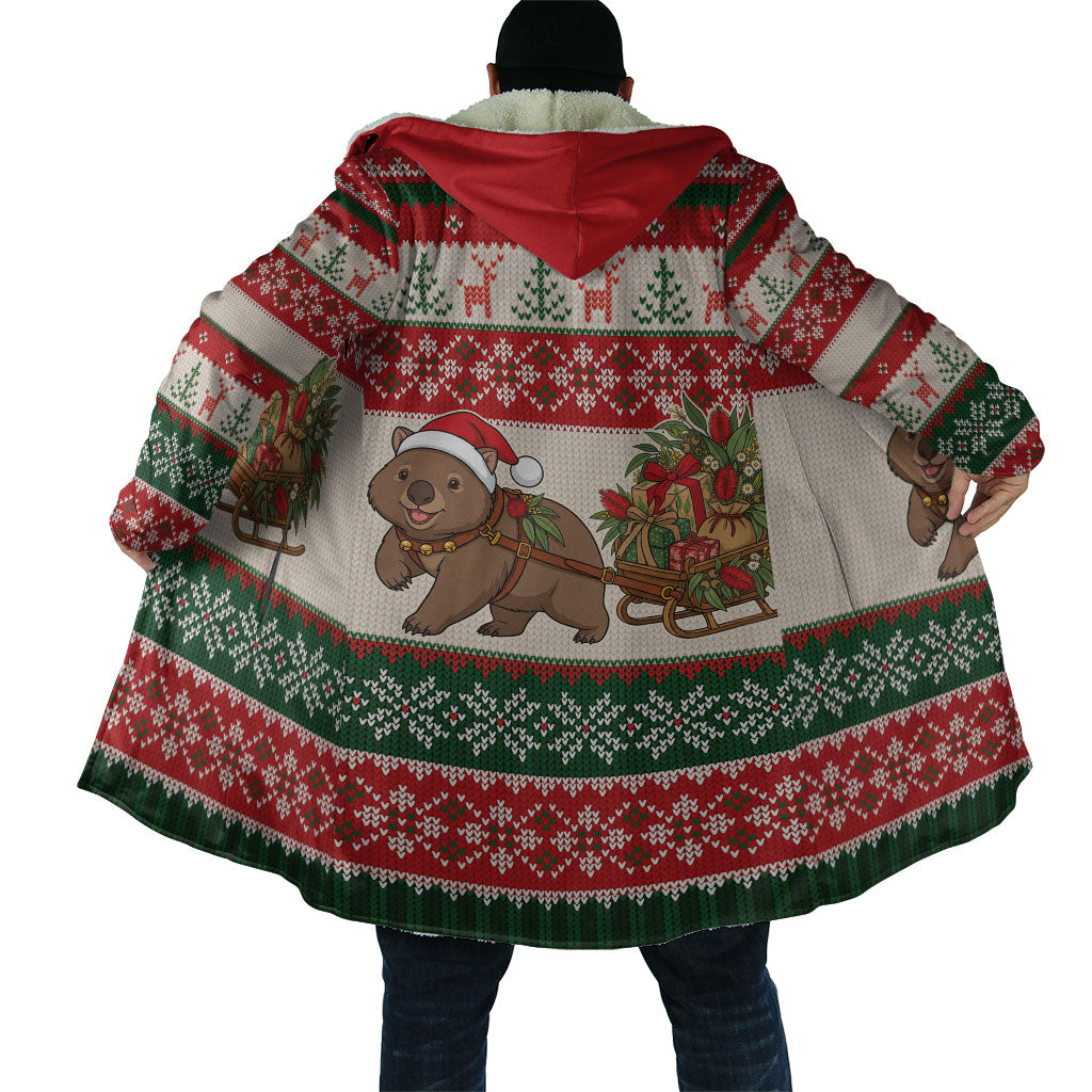 Aussie Wombat Christmas Cloak Festive Knitted Pattern Inspired
