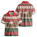 Aussie Wombat Christmas Kid Hawaiian Shirt Festive Knitted Pattern Inspired