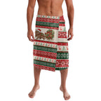 Aussie Wombat Christmas Lavalava Festive Knitted Pattern Inspired