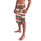 Aussie Wombat Christmas Lavalava Festive Knitted Pattern Inspired