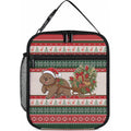 Aussie Wombat Christmas Lunch Bag Festive Knitted Pattern Inspired
