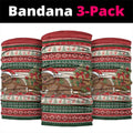 Aussie Wombat Christmas Neck Gaiter Festive Knitted Pattern Inspired